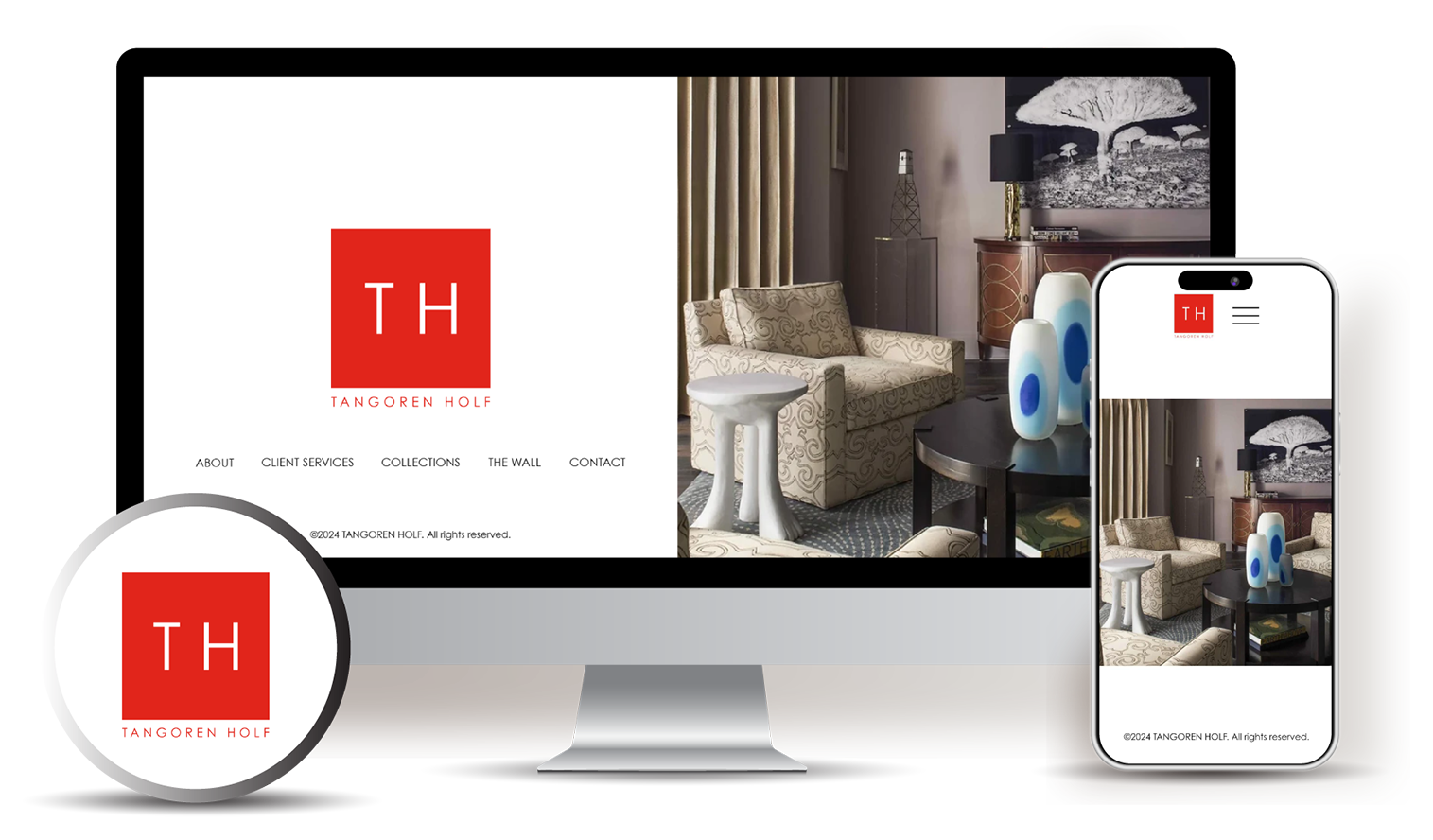Tangoren Holf website designed by Stars and Stripes Marketing
