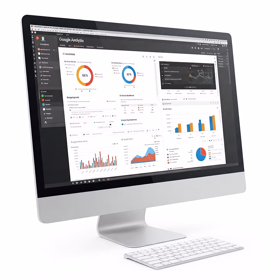 Analytics dashboard showing live campaign performance metrics